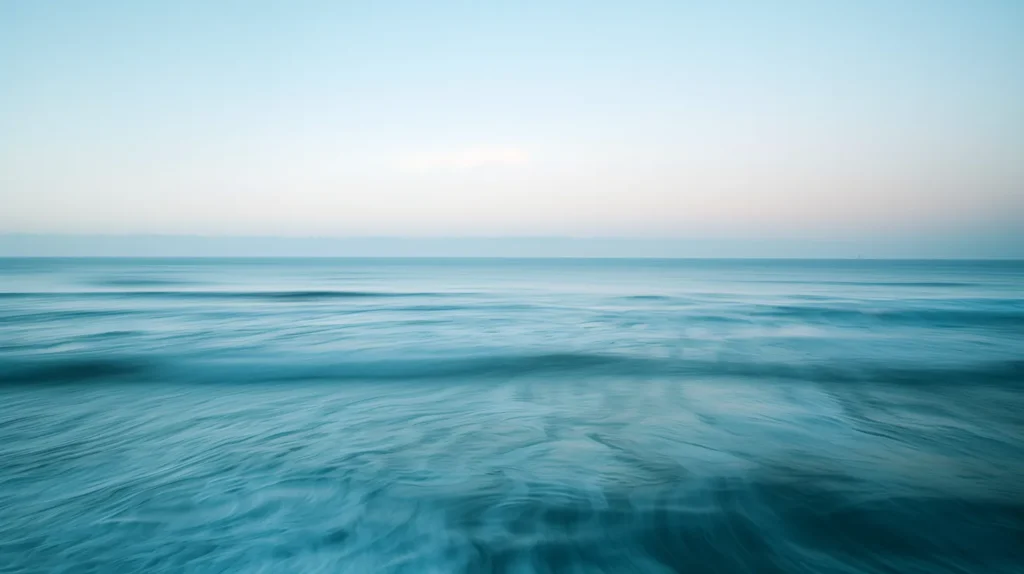 Creative Spirituality as Natural Rhythm Gentle ocean tide at sunrise symbolizing the natural rhythm of creative spirituality.